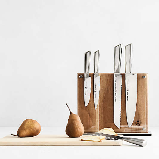 Schmidt Brothers Stainless Steel 10-Piece Knife Block Set
