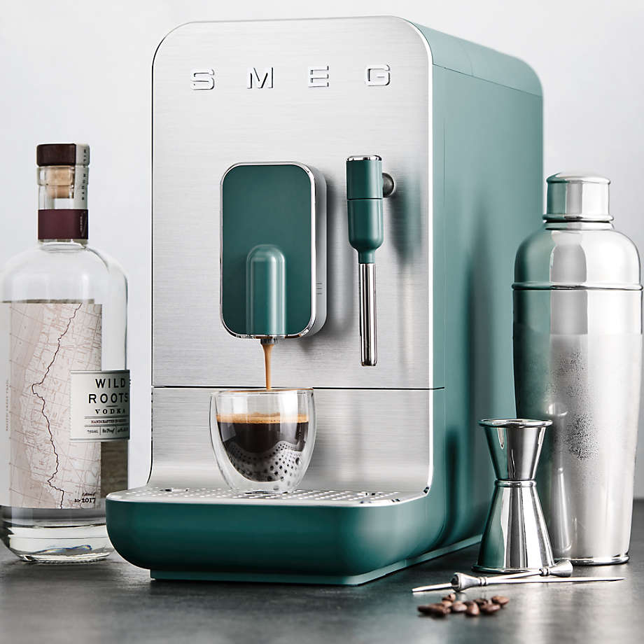 Smeg Matte White Fully Automatic Coffee and Espresso Machine with