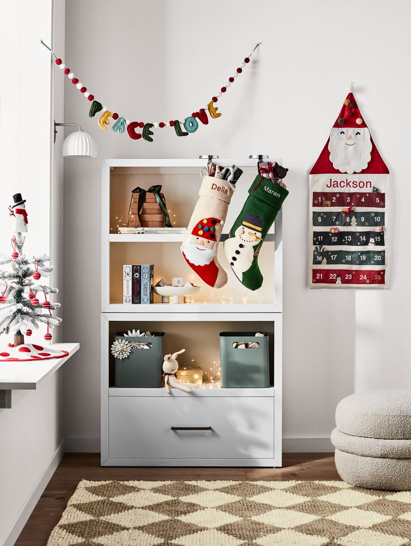 Ever Simple Modular White Wood Kids Open Bookcase with Drawer - image 3 of 16