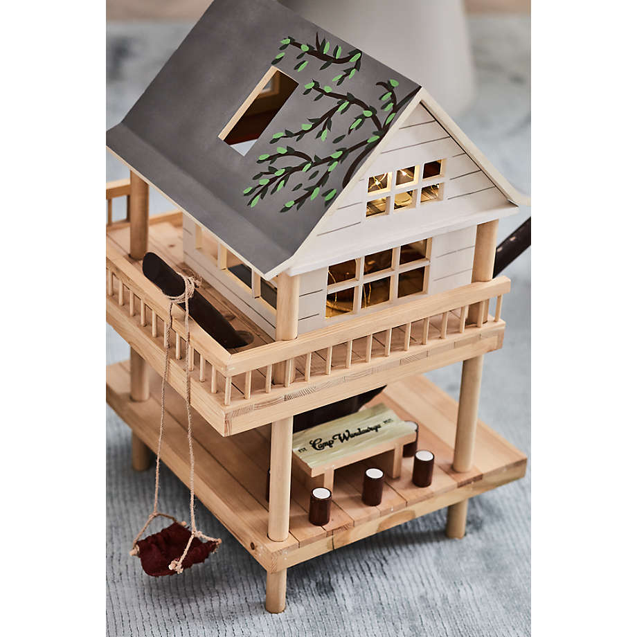 Tree outlet house dollhouse