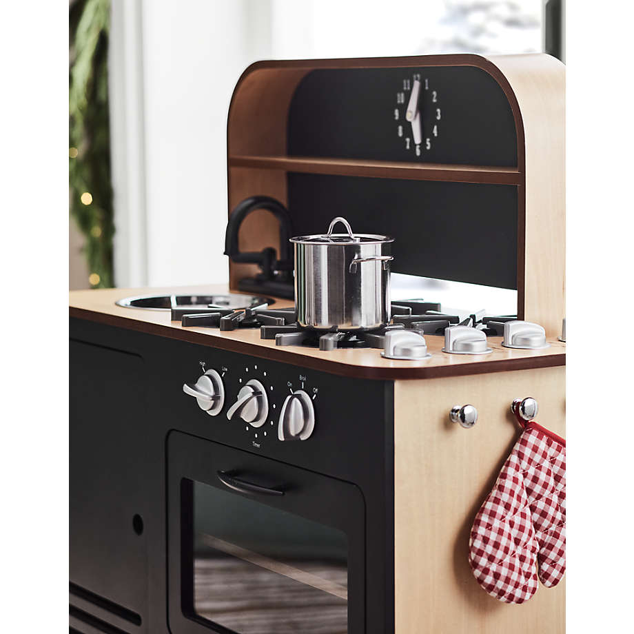 Crate and kids play kitchen discount