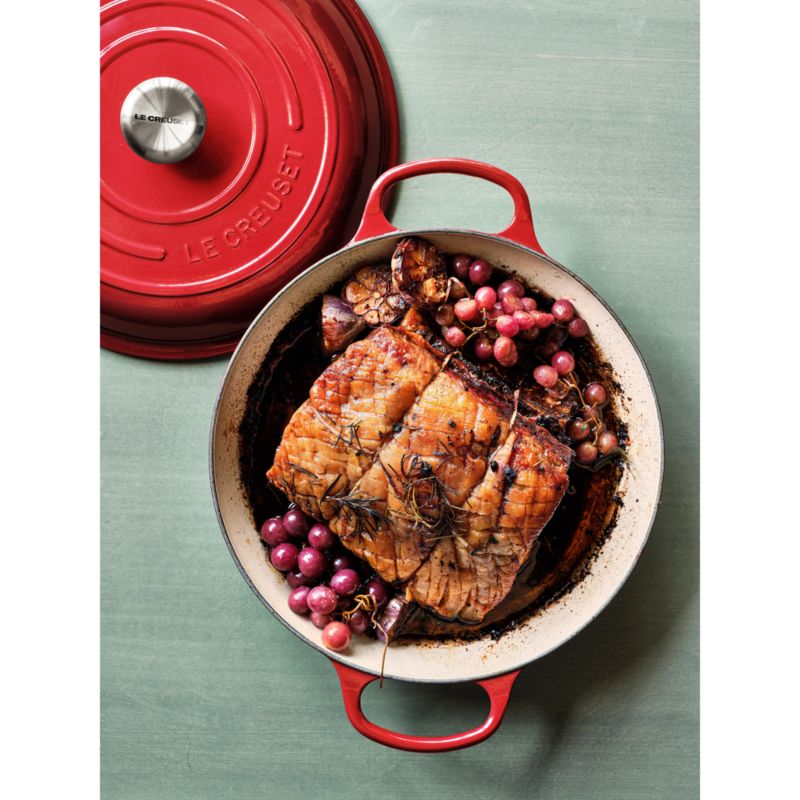 Le Creuset ® Signature 4.5-Qt. Cerise Red Enameled Cast Iron Dutch Oven - image 2 of 11