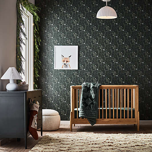 Chasing Paper Lace Evergreen Peel and Stick Wallpaper 2'x8'