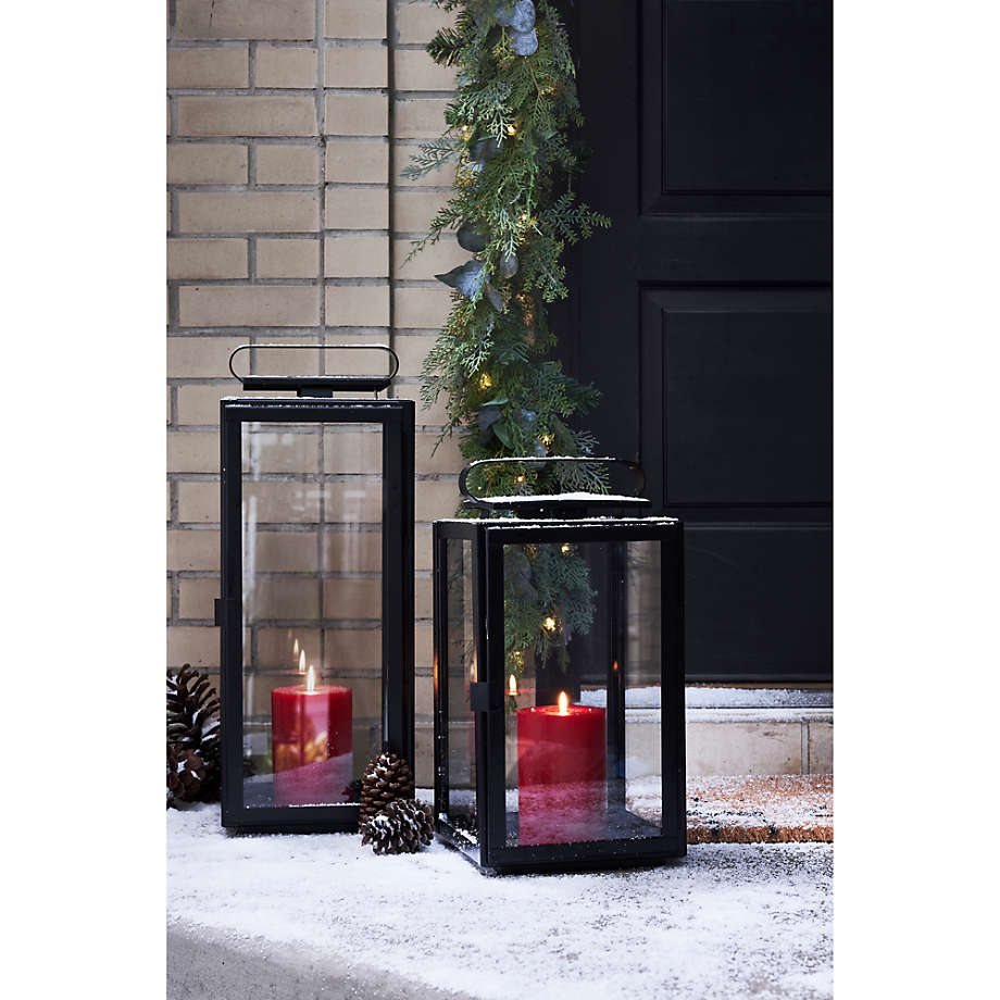 Black lanterns top for candles