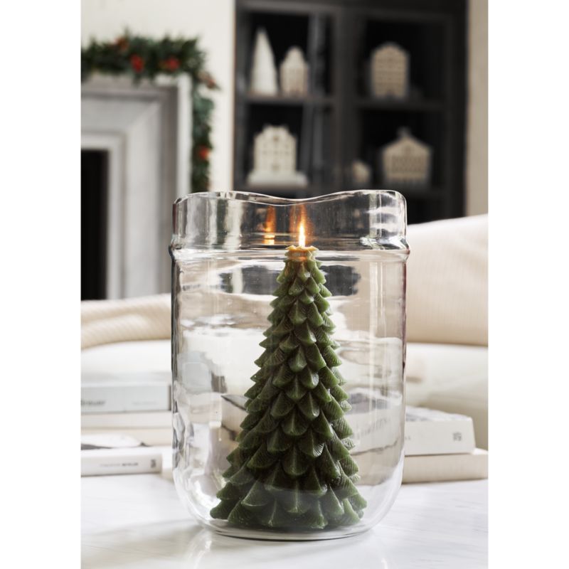Arden Extra-Large Glass Pillar Candle Holder 20" by Jake Arnold