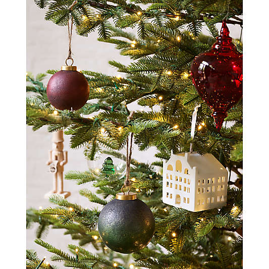 Glass Tree Christmas Ornament