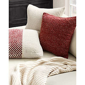 Christmas Pillows Throw Blankets Pillow Covers Crate Barrel