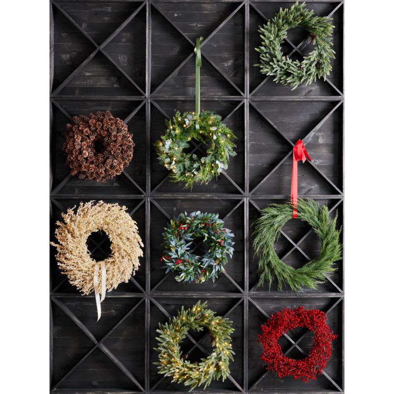 Faux Olive and Berry Wreath 26" - image 2 of 10