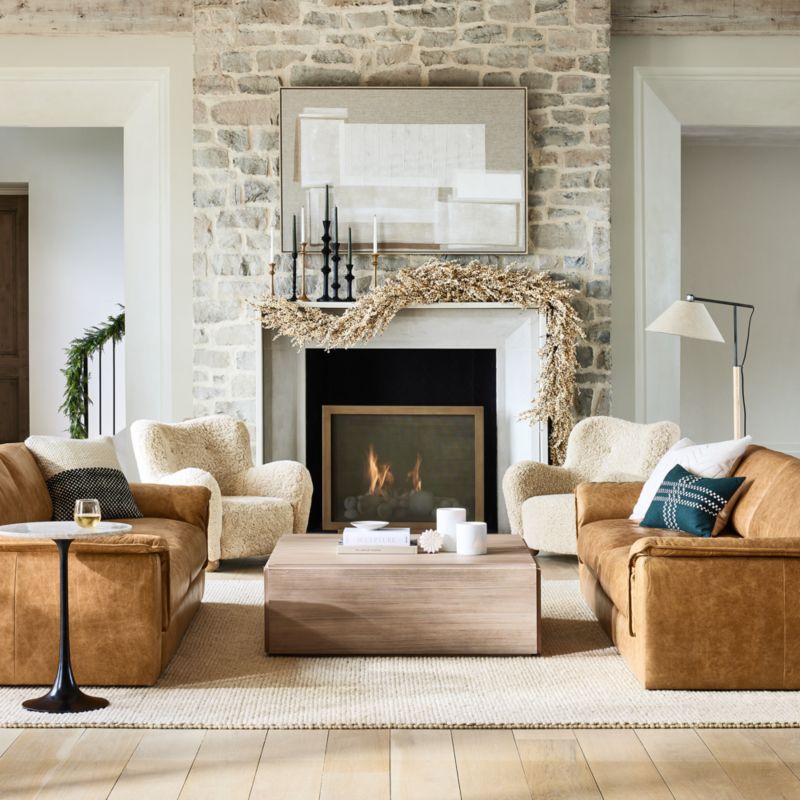 Le Tuco Shearling Accent Chair by Athena Calderone