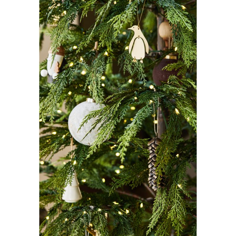 Faux Potted Hemlock Small Pre-Lit LED Christmas Tree with White Lights 4' - image 5 of 12