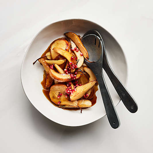 Tondo Ebonized Servers, Set of 2