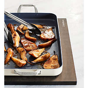  Pampered Chef Nonstick square Grill Pan and Grill Press Bundle:  Home & Kitchen