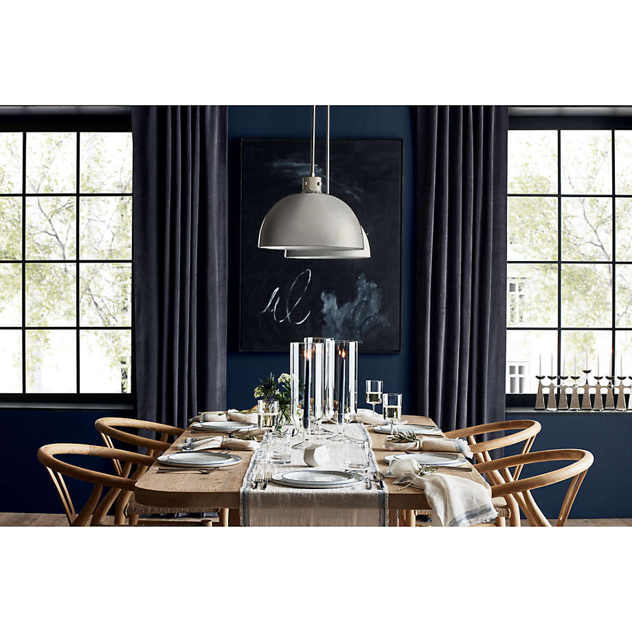 Crescent Natural Wood Wishbone Dining Chair Reviews Crate Barrel