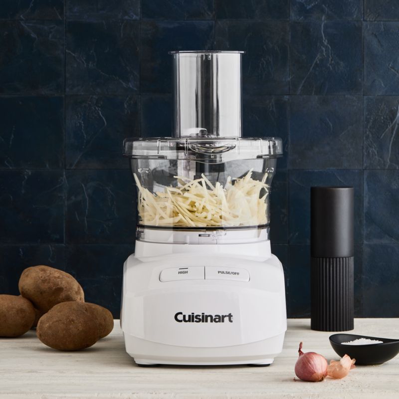 Cuisinart White 7-Cup Food Processor + Reviews | Crate & Barrel