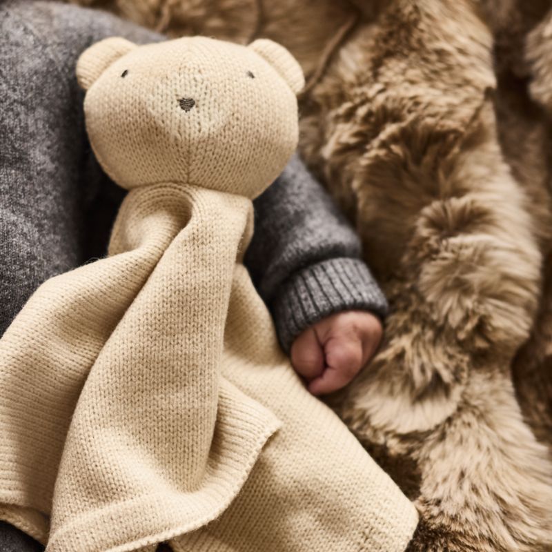 Bear Knit Lovey and Rattle Gift Set - image 2 of 9