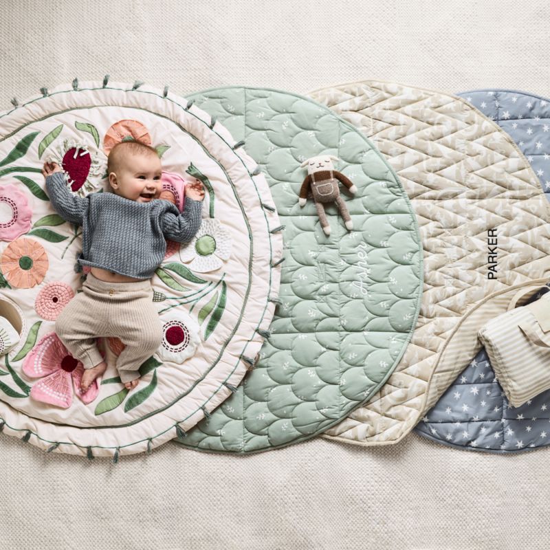 Floral Garden Baby Activity Play Mat - image 2 of 17