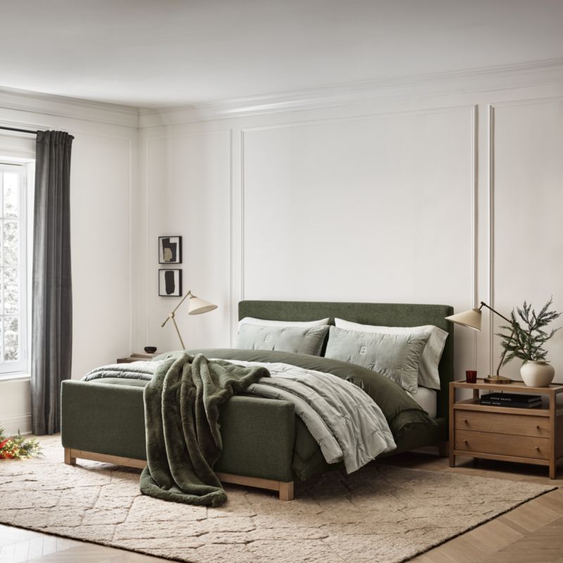 Pacific Ivory Upholstered King Bed