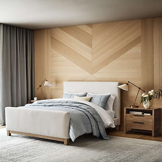 Pacific Ivory Upholstered Bed