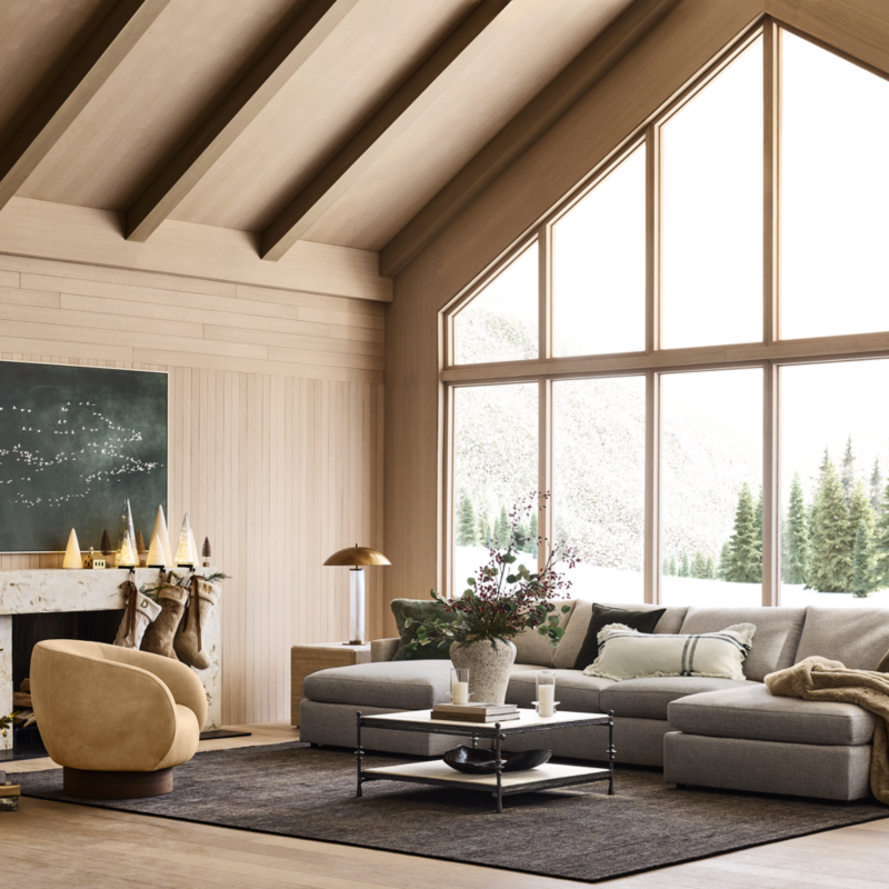 Lounge Classic 4-Piece L-Shaped Sectional Sofa with Chaise Lounge - image 6 of 18