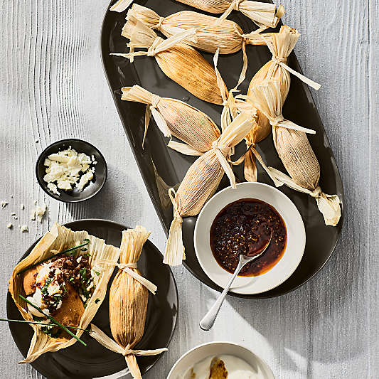 Hudson Burnt Green Stoneware Platter