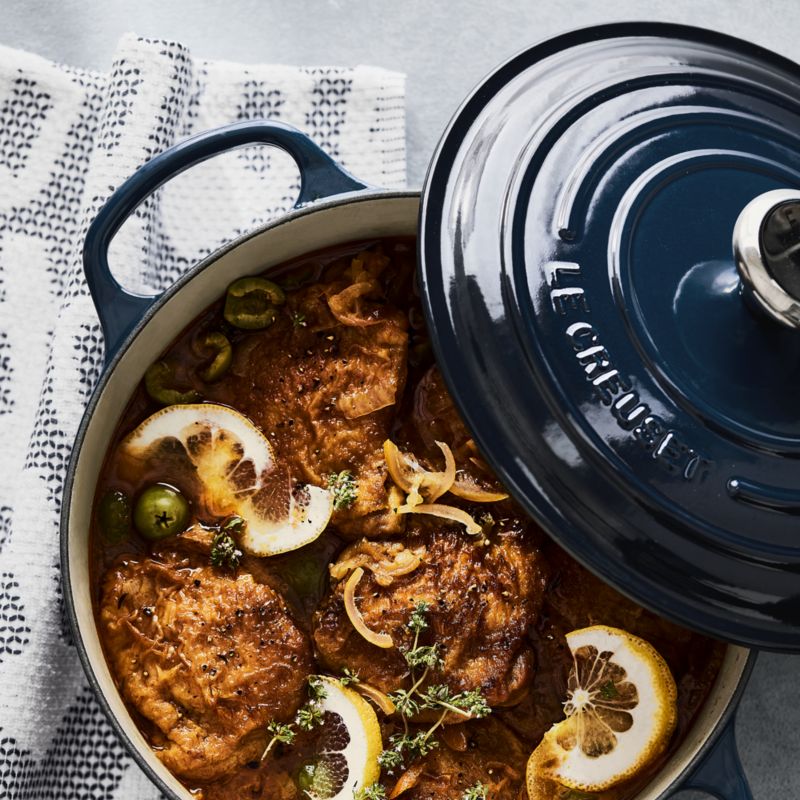 Le Creuset ® Signature 6.7L/7.25-Qt Nuit Enameled Cast Iron Round Dutch Oven - image 5 of 11