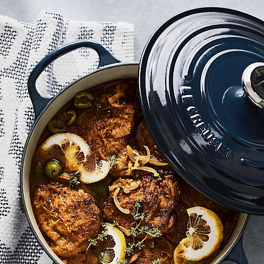Le Creuset ® Signature 6.7L/7.25-Qt Nuit Enameled Cast Iron Round Dutch Oven