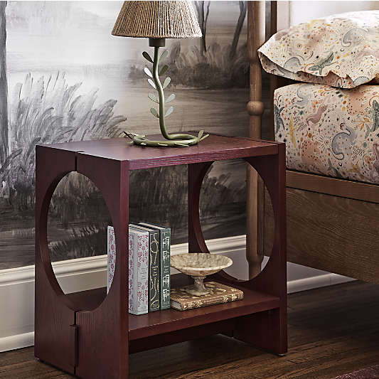 Treasured Chestnut Red Kids Side Table by Jeremiah Brent