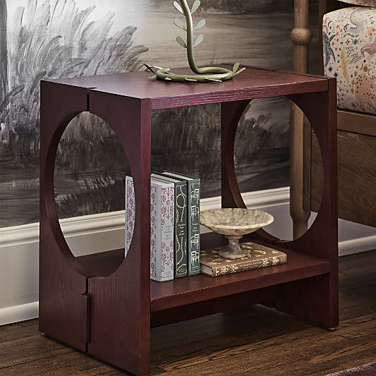 Treasured Chestnut Red Kids Side Table by Jeremiah Brent
