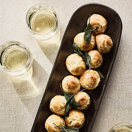 Tondo Ebonized Oval Platter 16.5"