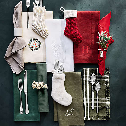 Marin Luminous Red EUROPEAN FLAX â„¢-Certified Linen Dinner Napkin