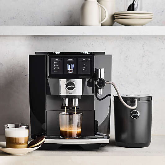JURA ® J8 twin Automatic Espresso Machine in Diamond Black