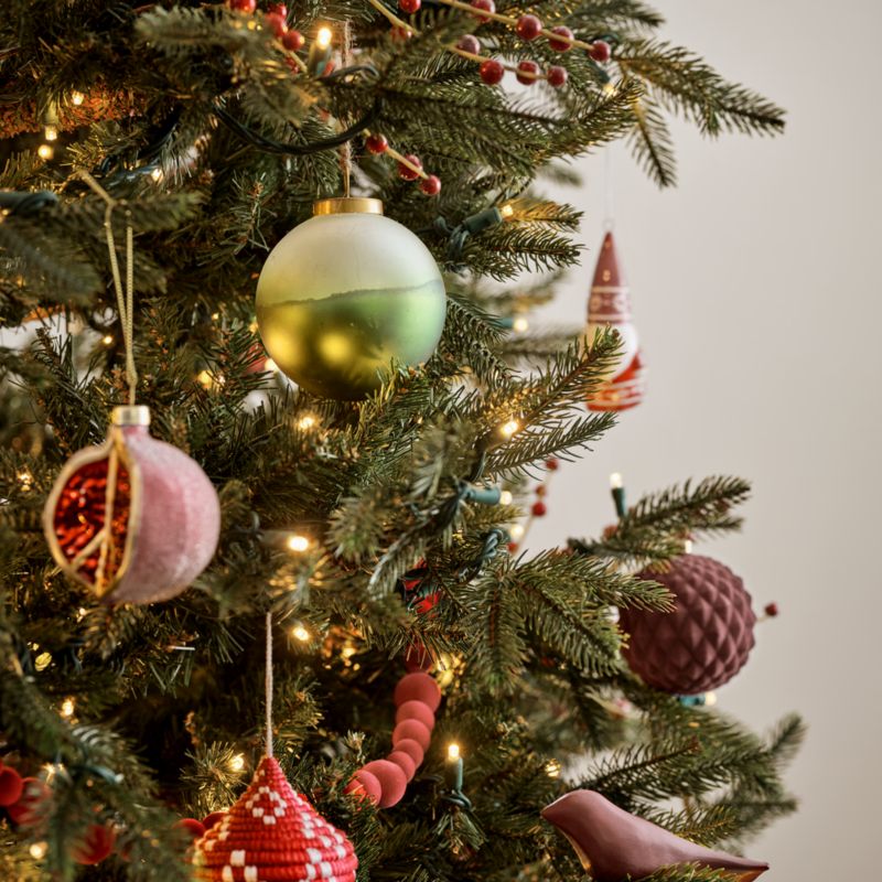 Glass Pomegranate Fruit Christmas Ornament - image 3 of 4