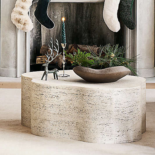 Vernon Ebonized Wood Side Table with Drawer