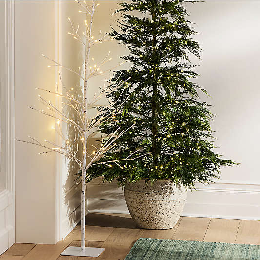Pre-Lit LED 5' Faux Holiday Birch Tree