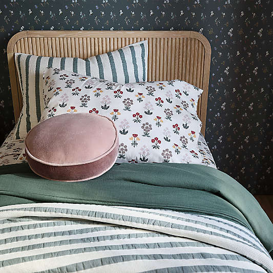 Stay Cool Nordic Bloom 100% Organic Cotton Kids Full Sheet Set