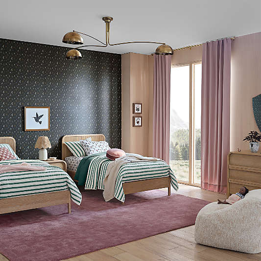 Mira Cerused Natural Oak Kids Bed