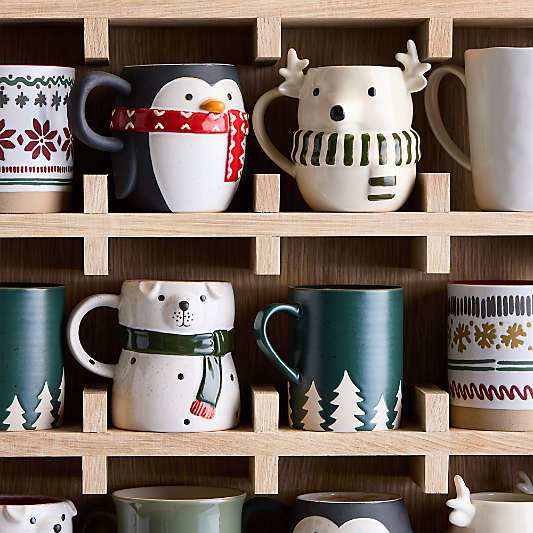 Snowy Reindeer 12-oz. Holiday Mug