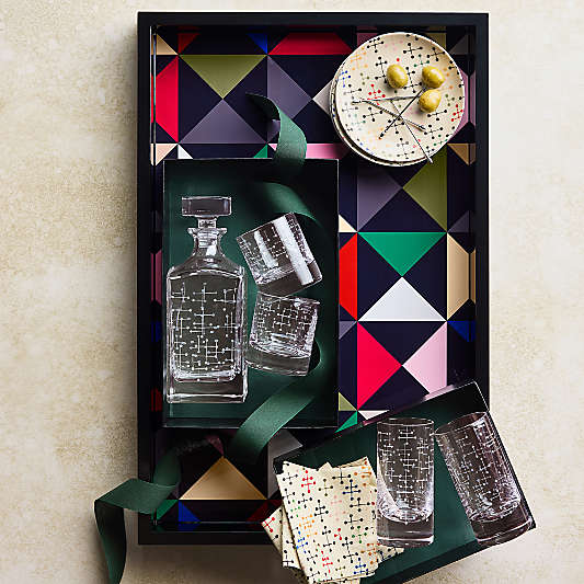 Eames Dots Cocktail Napkin, Set of 4 by Charles & Ray Eames