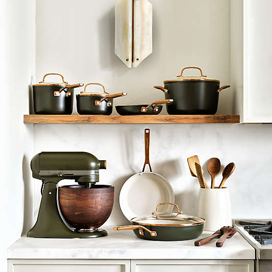 KitchenAid ® Design Series Evergreen Ceramic Nonstick Induction 12-Piece Cookware Set