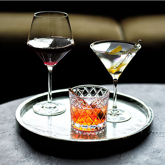 Fern Green 12.5" Round Marble Tray