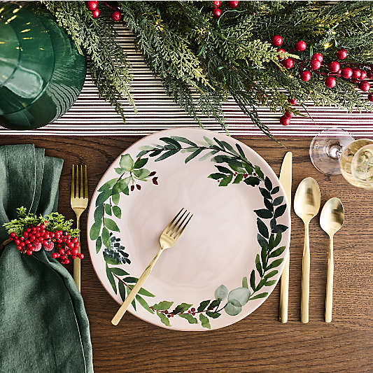 Marin Winter Botanical Stoneware Dinner Plate