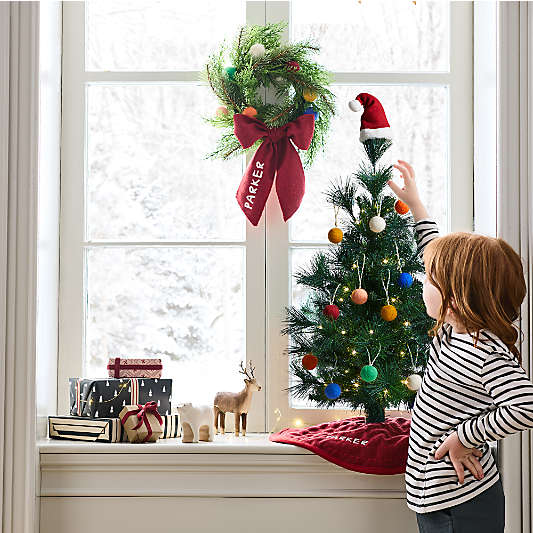 Pre-Lit Santa Hat Kids Christmas Wee Tree