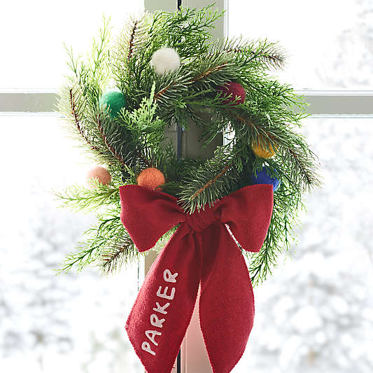 Festive Wee Kids Christmas Wreath