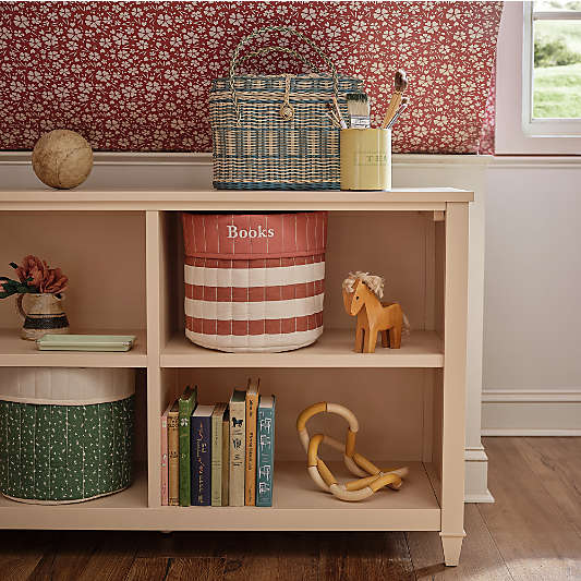 Soleil Buttercream Wood Kids Bookcase by Sharland England