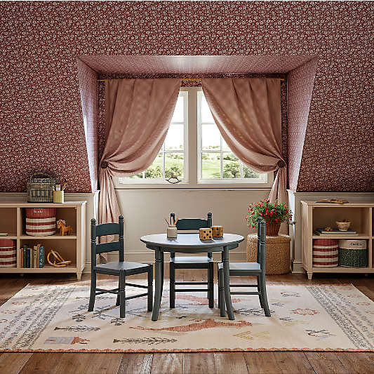 Jouer Balsam Green Wood Kids Play Table by Sharland England