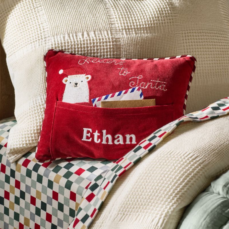 Supercozy Holiday Checkerboard Organic Flannel Kids Twin Sheet Set - image 4 of 6