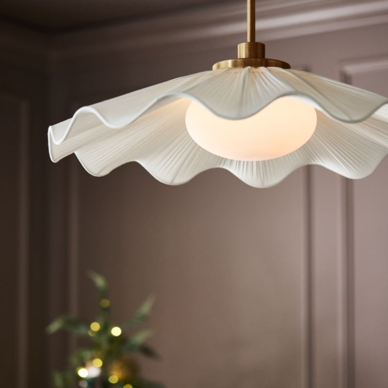 Everly White 24.5" Kids Flush Mount Ceiling Light - image 3 of 6