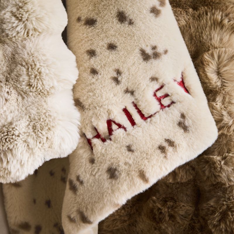 Leopard Print Faux Fur Baby Stroller Blanket - image 3 of 7