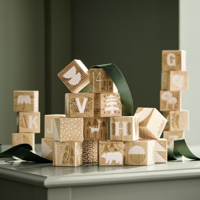 Etched Wooden Baby Blocks - image 3 of 16