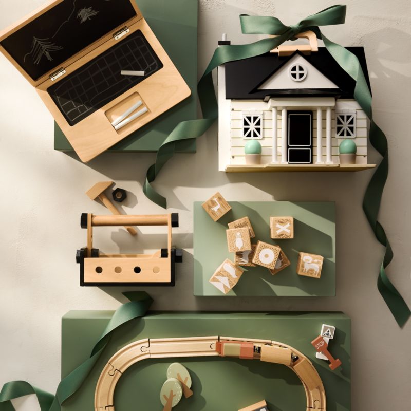 Etched Wooden Baby Blocks - image 4 of 16
